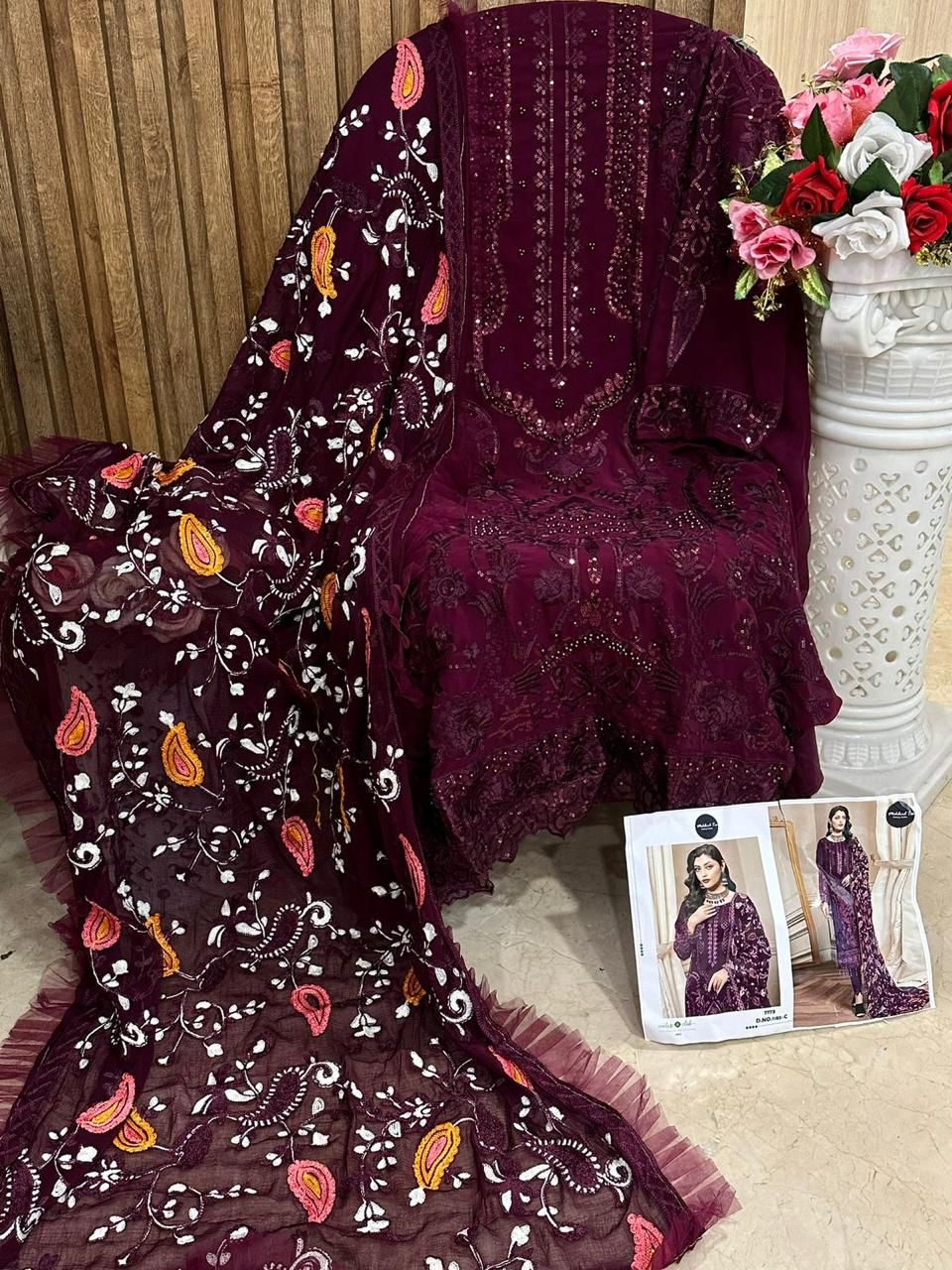 Mah-E-Rooh 4110 Colours By Fashid Wholesale 4110-A To 4110-F Series