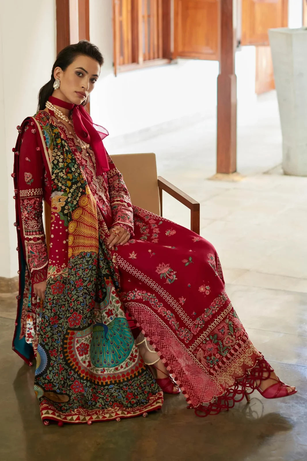 Elan Luxury Summer Lawn | AALIA (EL23-08 A)